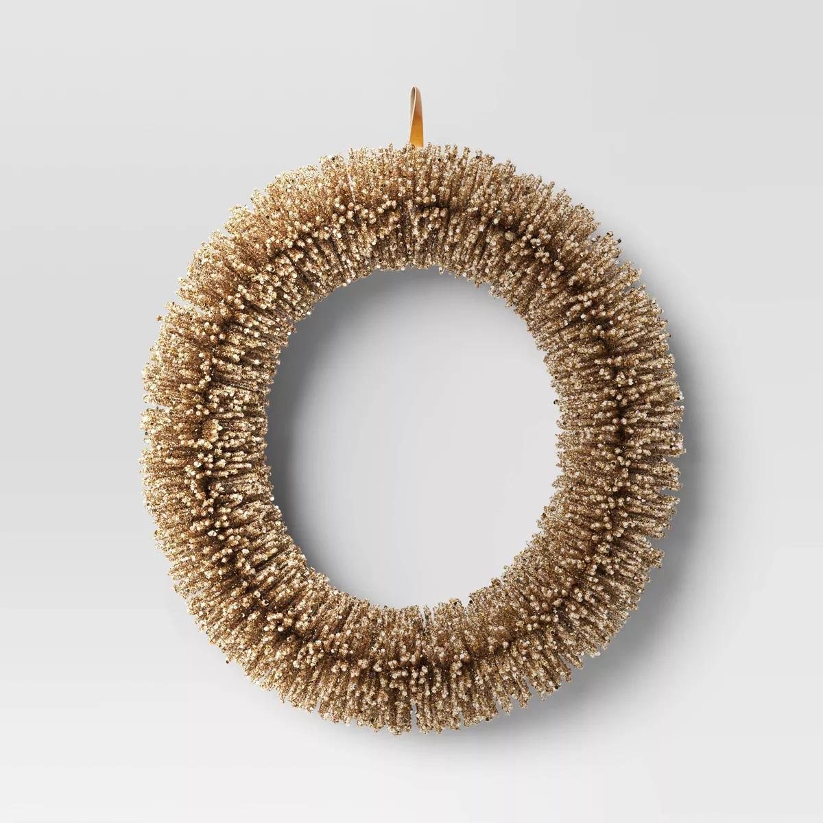 Glittered Christmas Wreath Gold - Threshold™ | Target