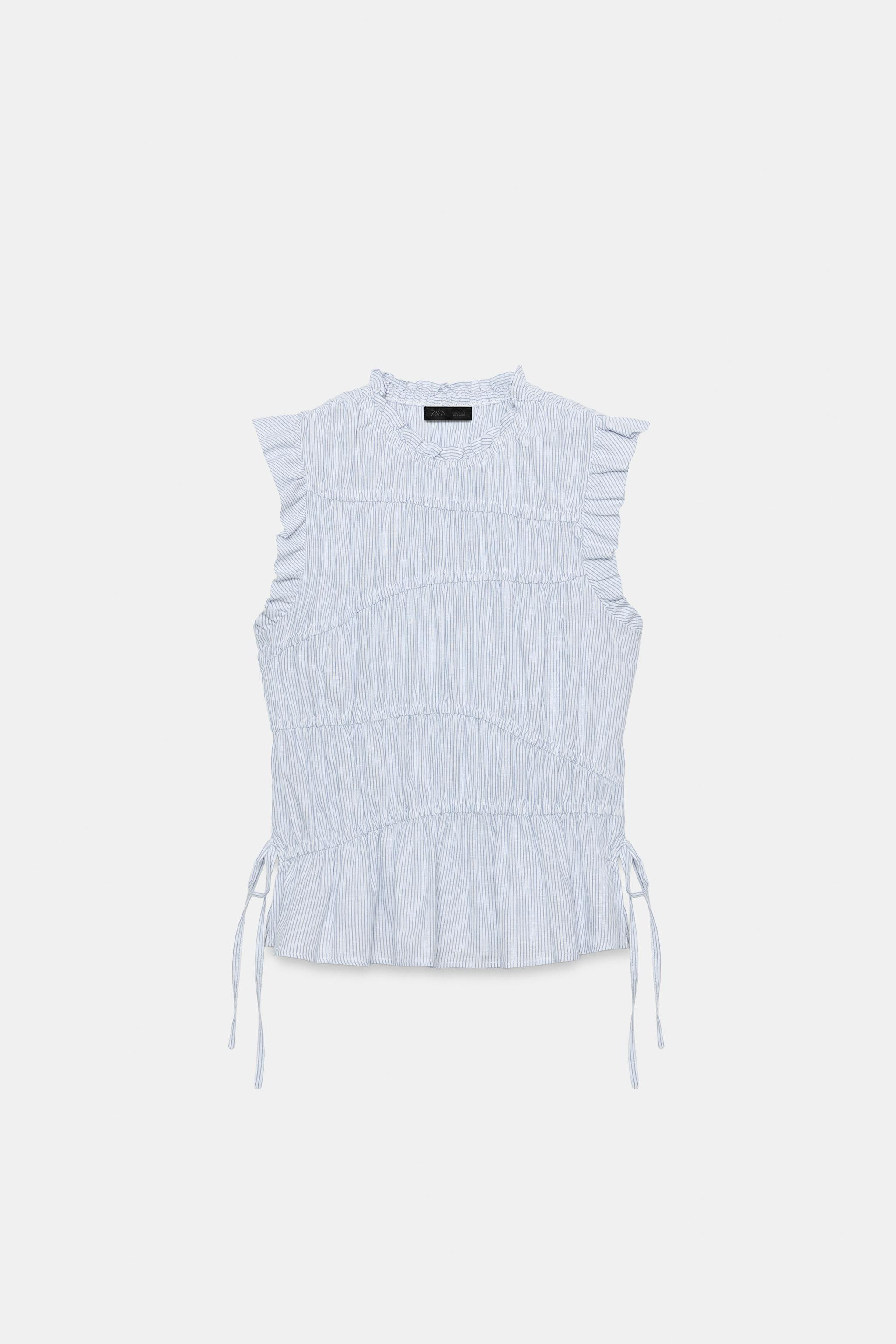 STRIPED STRETCH TOP | Zara US
