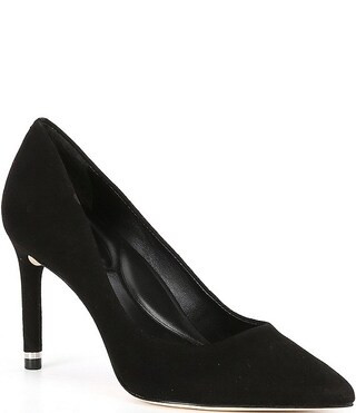 Antonio Melani Kara Kidsuede Leather Pointed Toe Pumps | Dillard's | Dillard's