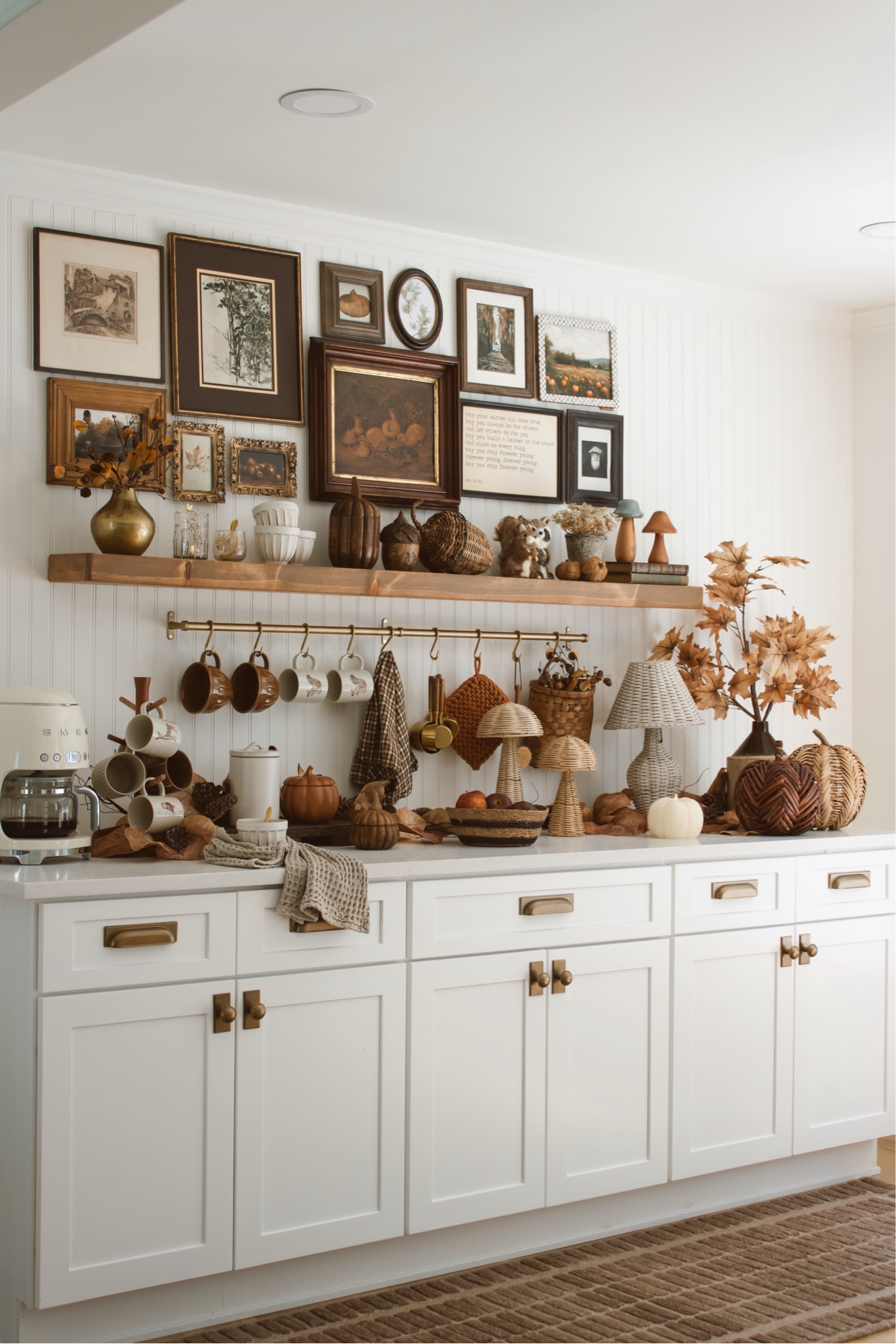 Fall Coffee Bar 🍂☕️✨🕯️🐿️🍁

#LTKSeasonal #LTKHome