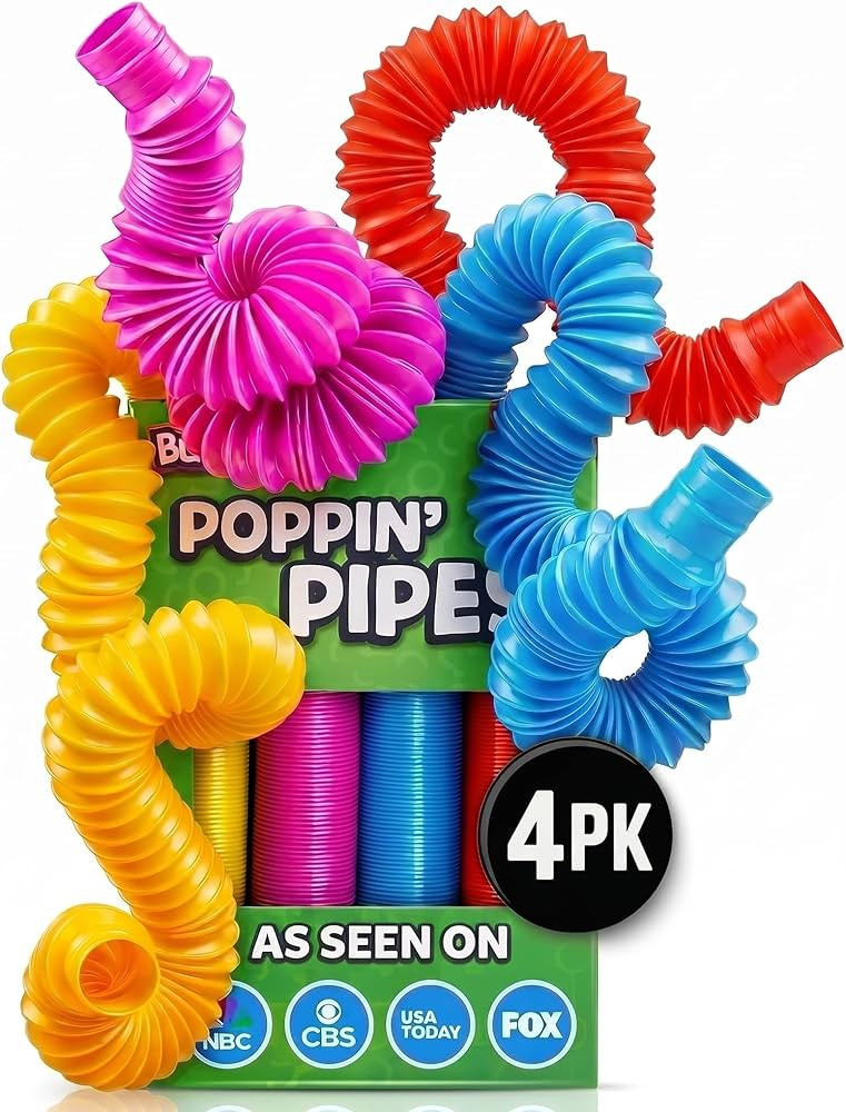 BUNMO Pop Tubes - Sensory Toys - Fidget Toys - Imaginative Play & Stimulating Creative Learning -... | Amazon (US)