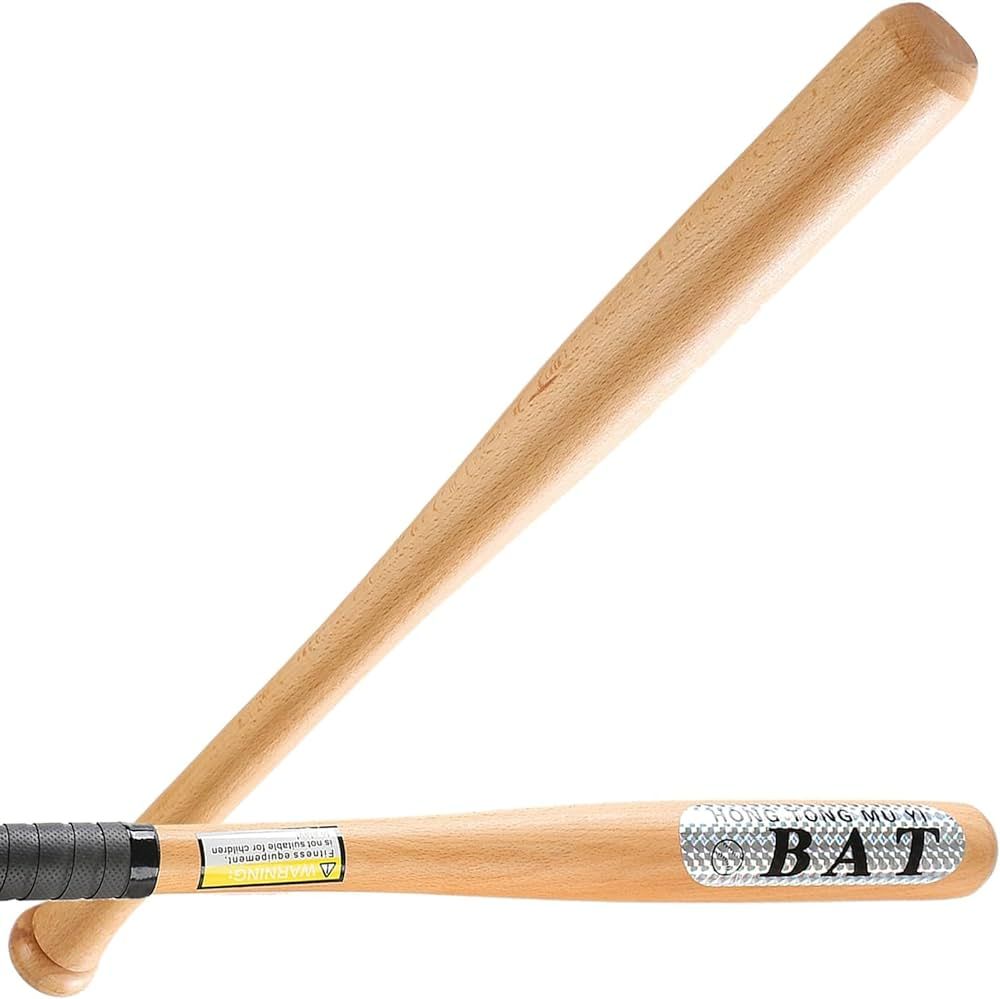 Baseball Bat, Classic Wooden Baseball Bat for Baseball Training, Home Self Defense Baseball Bat f... | Amazon (US)