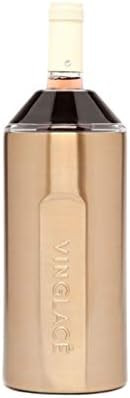 Vinglacé Wine Bottle Chiller- Portable Champagne Insulator- Stainless Steel Wine Cooler Sleeve, ... | Amazon (US)