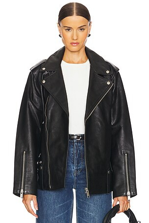 Leather Jacket in Beginner's Luck | Revolve Clothing (Global)