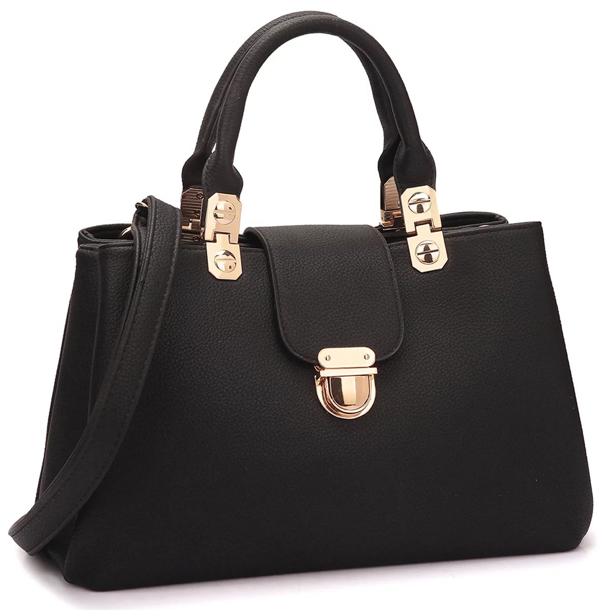 Dasein Women Satchel Handbags Top Handle Purse Medium Tote Bag Vegan Leather Shoulder Bag | Walmart (US)