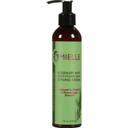 Mielle Organics Rosemary Mint Multivitamin Moisturizing Nourishing Hair Styling Cream 8 fl oz | Walmart (US)