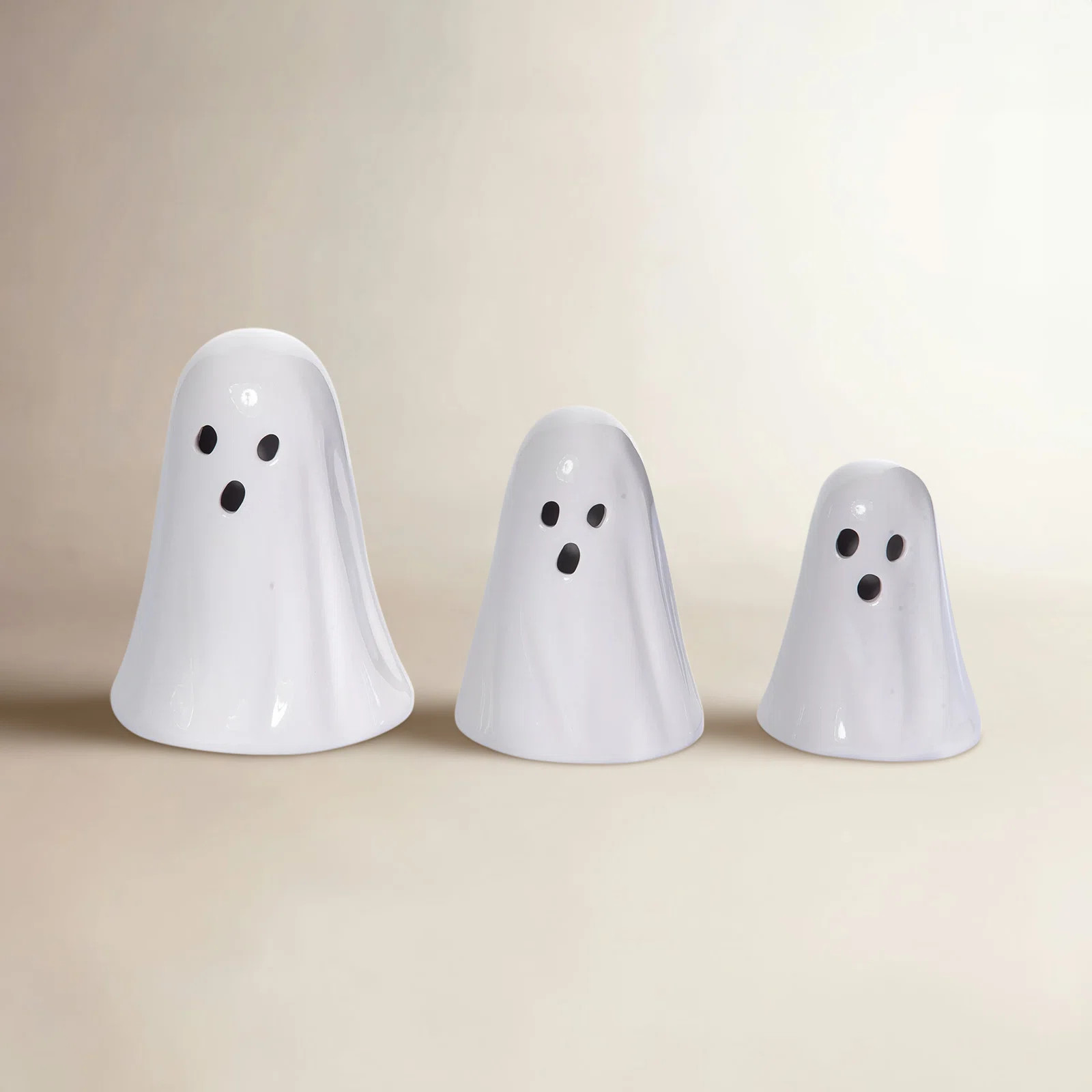 The Holiday Aisle® 3-Piece Dolomite Ghost Halloween Accent Set & Reviews | Joss & Main | Joss & Main