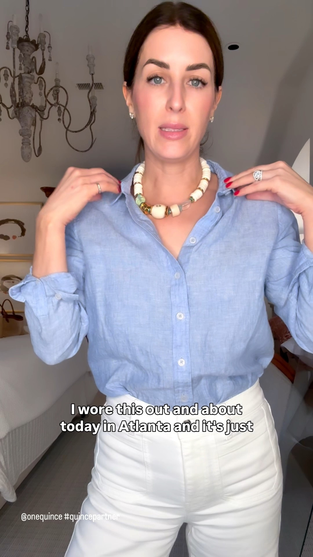 If you’re headed anywhere hot, humid, or muggy this summer… these linen sets are the pieces you’ll reach for on repeat. Timeless, classic, and so easy to style from beach mornings to dinner reservations.
I love that the fit is flattering without feeling oversized — truly spot on. The long sleeve + short combo gives that effortless, polished look while still keeping you cool. I’m wearing a small in both sets from @quince and honestly can already tell these will be staples for summers to come.
Which one are you choosing: the stripe or the blue? ✨ 

 #quincepartner