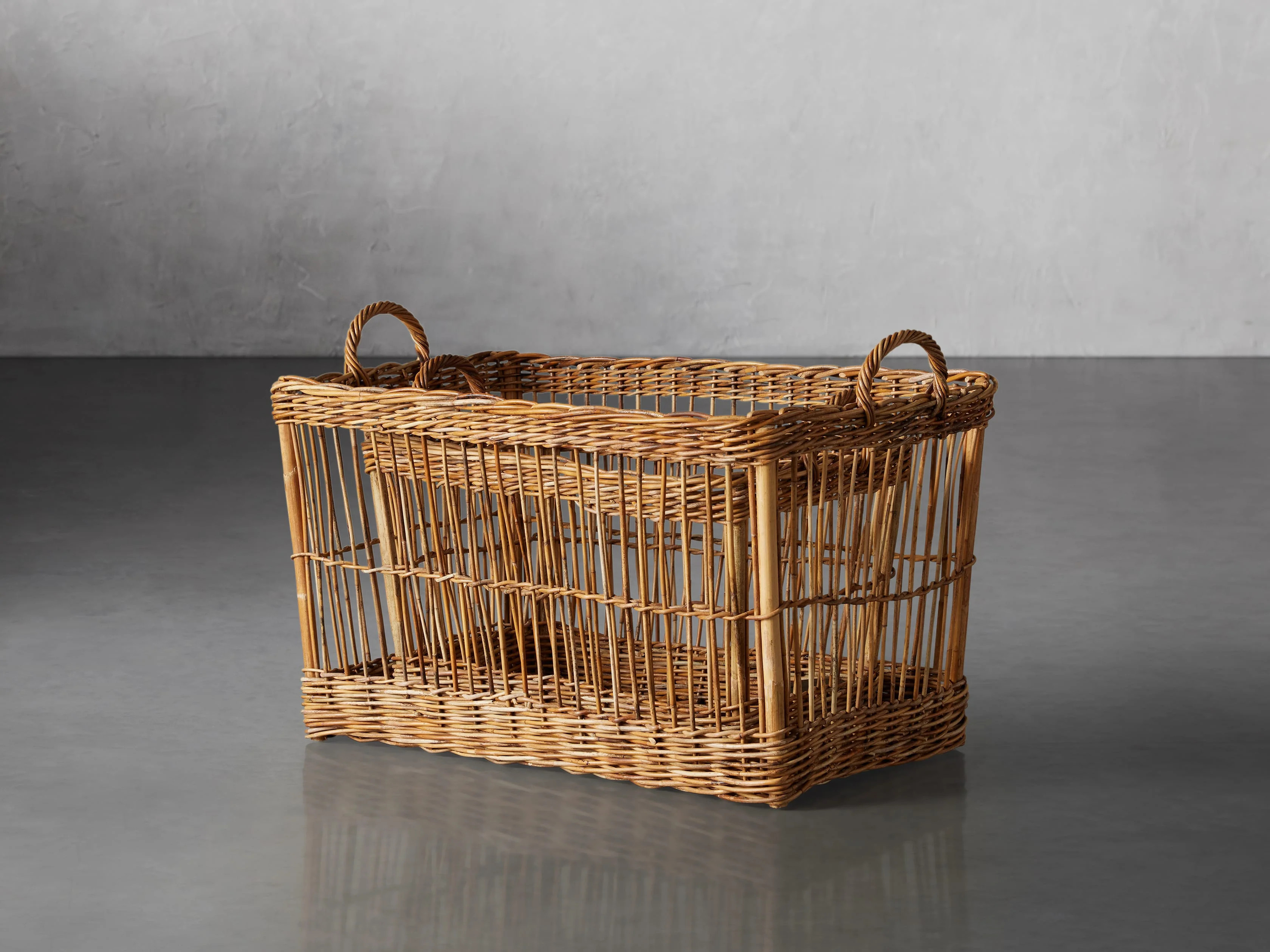 Faye Rectangular Basket (set of 2) | Arhaus