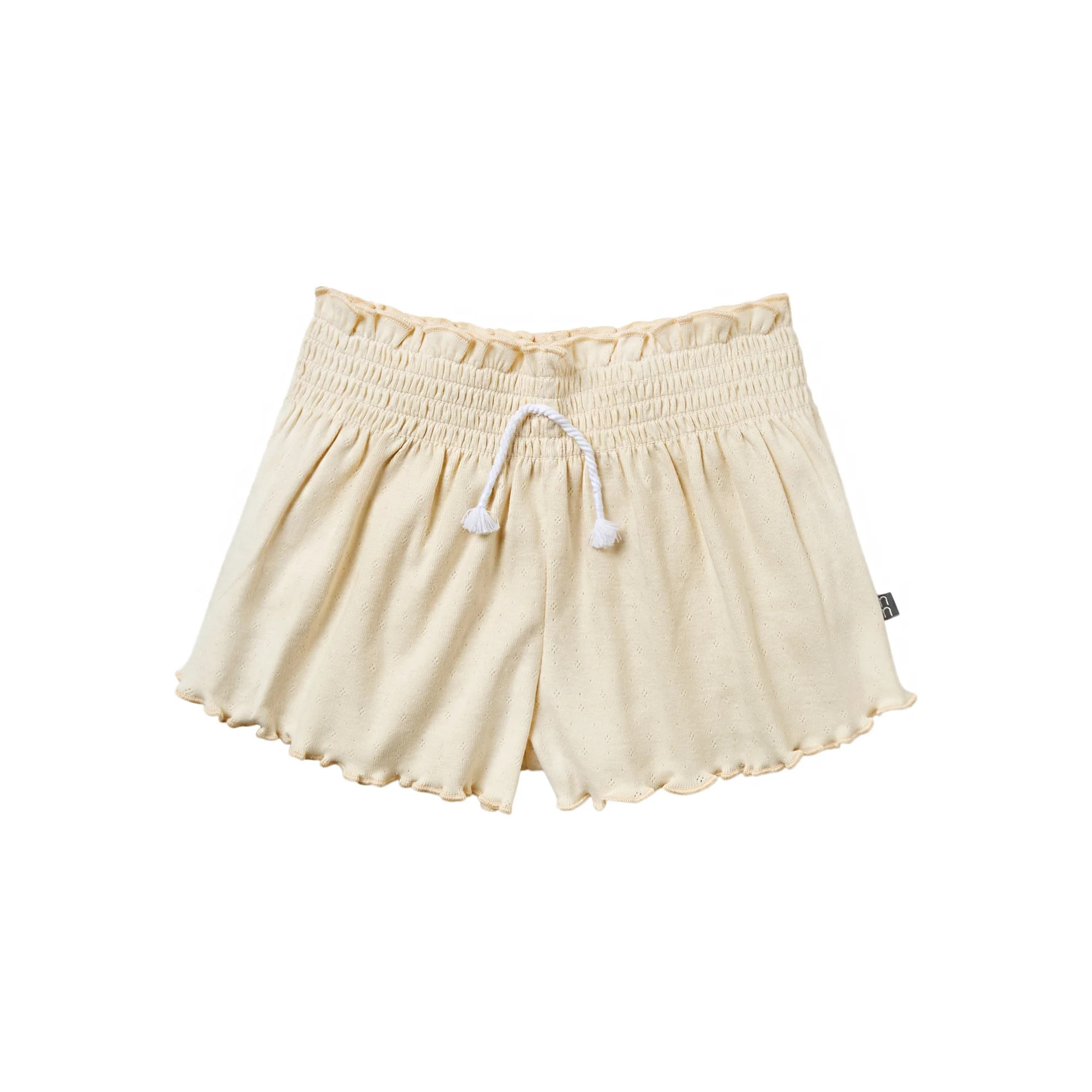 Modern Moments by Gerber Toddler Girl Organic Smocked Wide Leg Short, Sizes 12M-5T | Walmart (US)