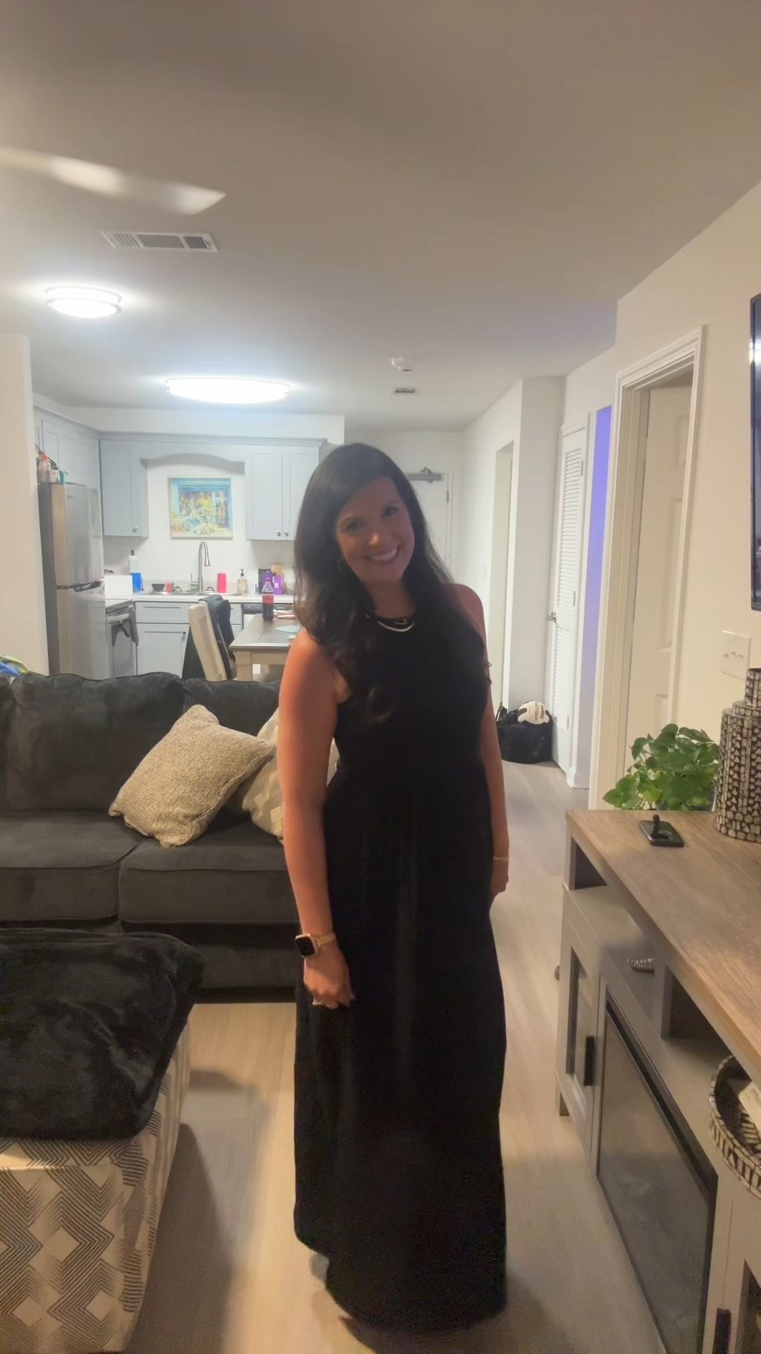 The sweetest dress for a night at the beach. I love this tank style bodice with the linen skirt. It is comfortable and stylish at once. I paired it with chic black flats and gold jewelry staples  

#LTKSaleAlert #LTKStyleTip #LTKWatchNow