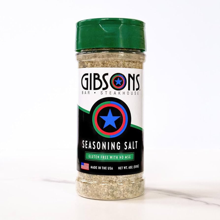 GIBSONS STEAKHOUSE Seasoning Salt, 6oz Bottle | Amazon (US)