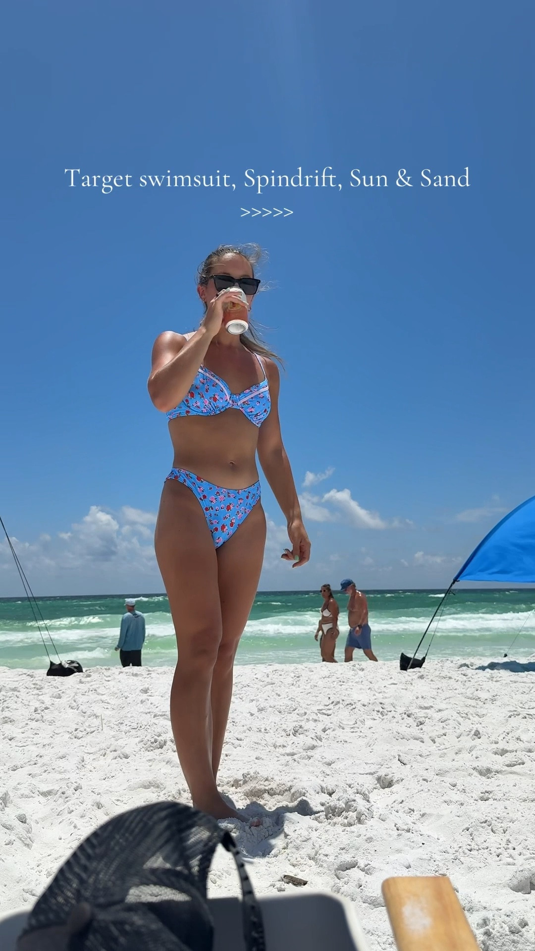 Target swim suit is so cute and girly! 
Small in both 

#LTKSeasonal #LTKSaleAlert #LTKTravel