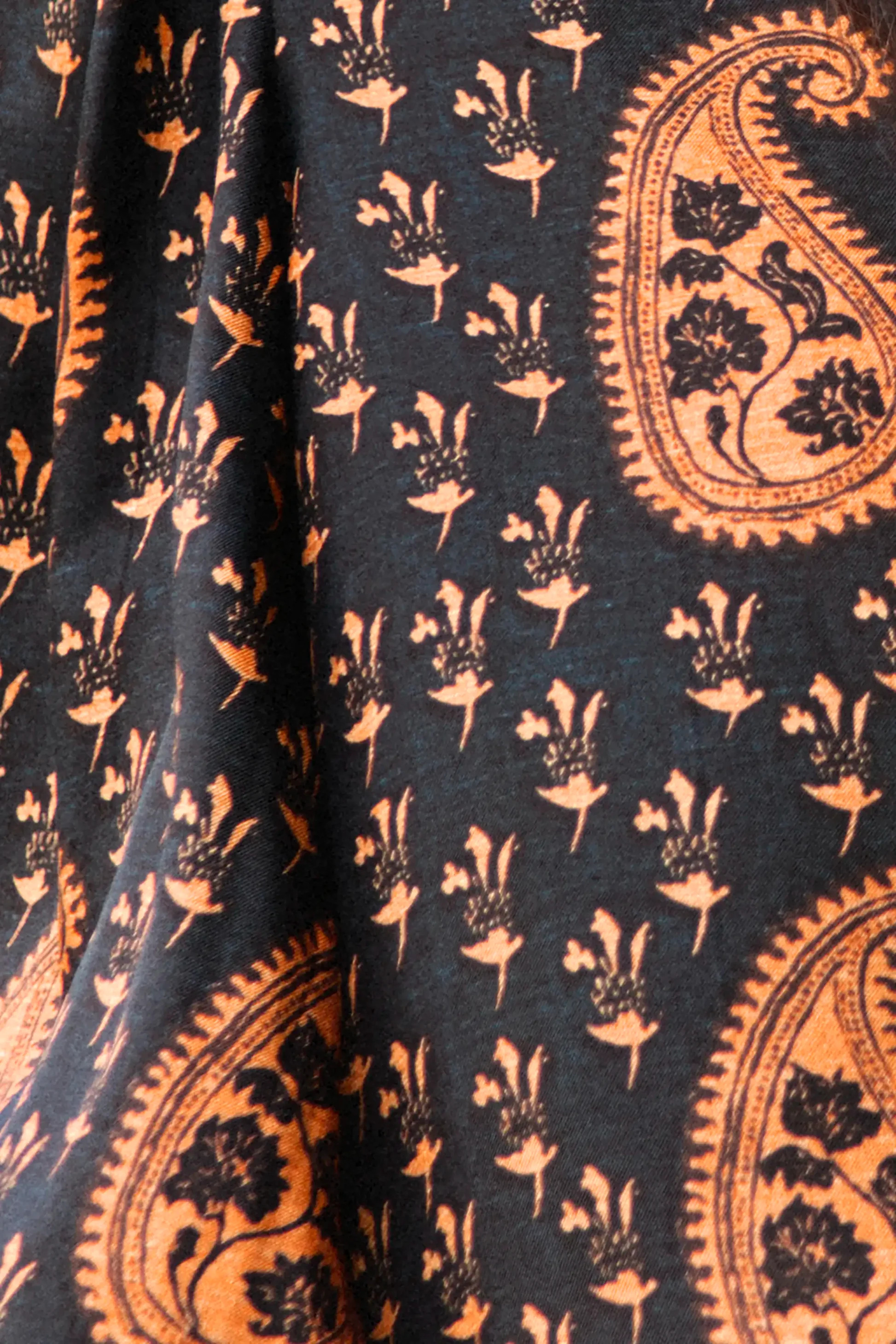 Finley Blouse | Paisley Front Button Long Sleeve Top | Hunter Bell | Hunter Bell