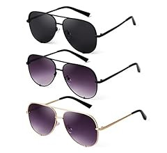 SORVINO Oversized Aviator Sunglasses for Women Men Trendy Retro Bulk Shade Black Faded Sun Glasse... | Amazon (US)