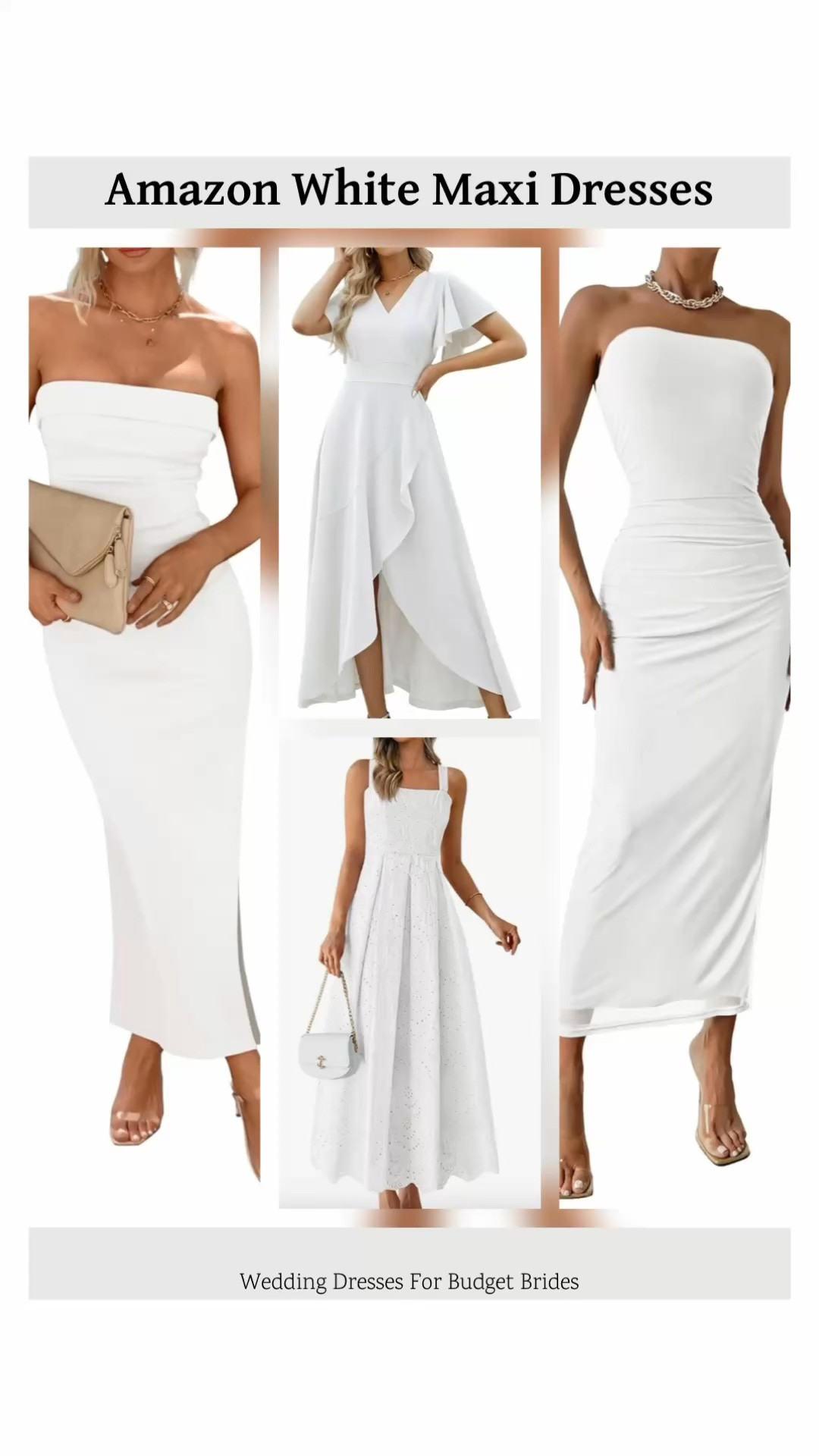 Affordable white maxi dresses on Amazon for the bride to be. Perfect for a spring summer bridal shower!

Cottage core dress, spring dress, bridal shower dress, church dress, garden party dress. 

Spring dresses, engagement photo shoot dresses, engagement party dresses, bachelorette party dresses, bridal shower dresses.

#LTKSeasonal #LTKWedding