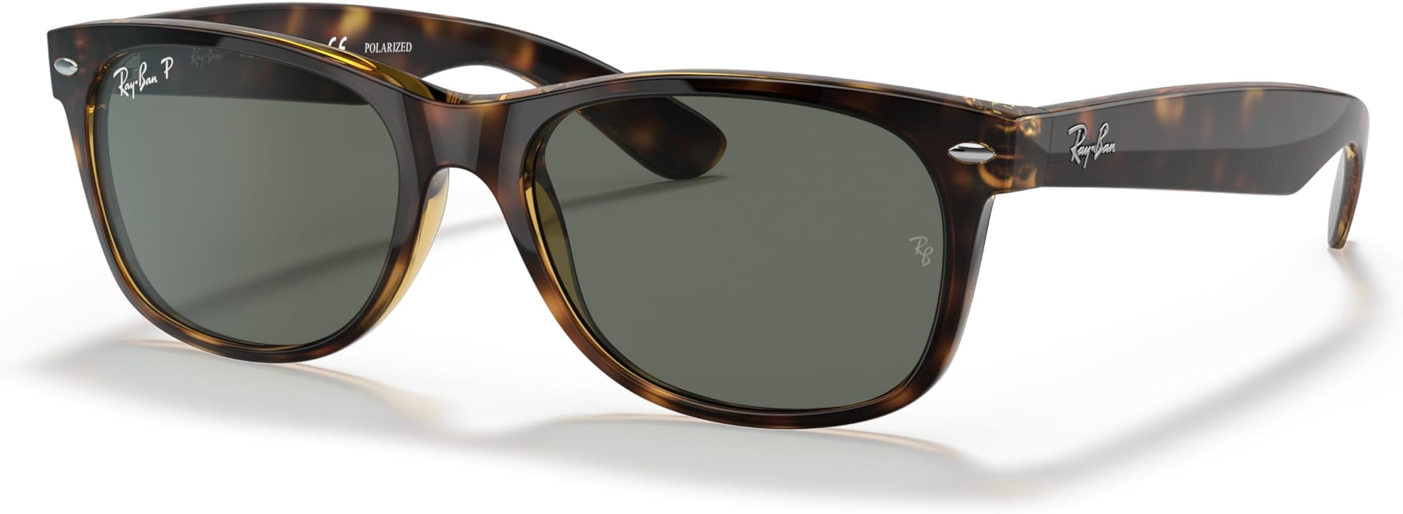 Ray-Ban Rb2132 New Wayfarer Polarized Square Sunglasses | Amazon (US)