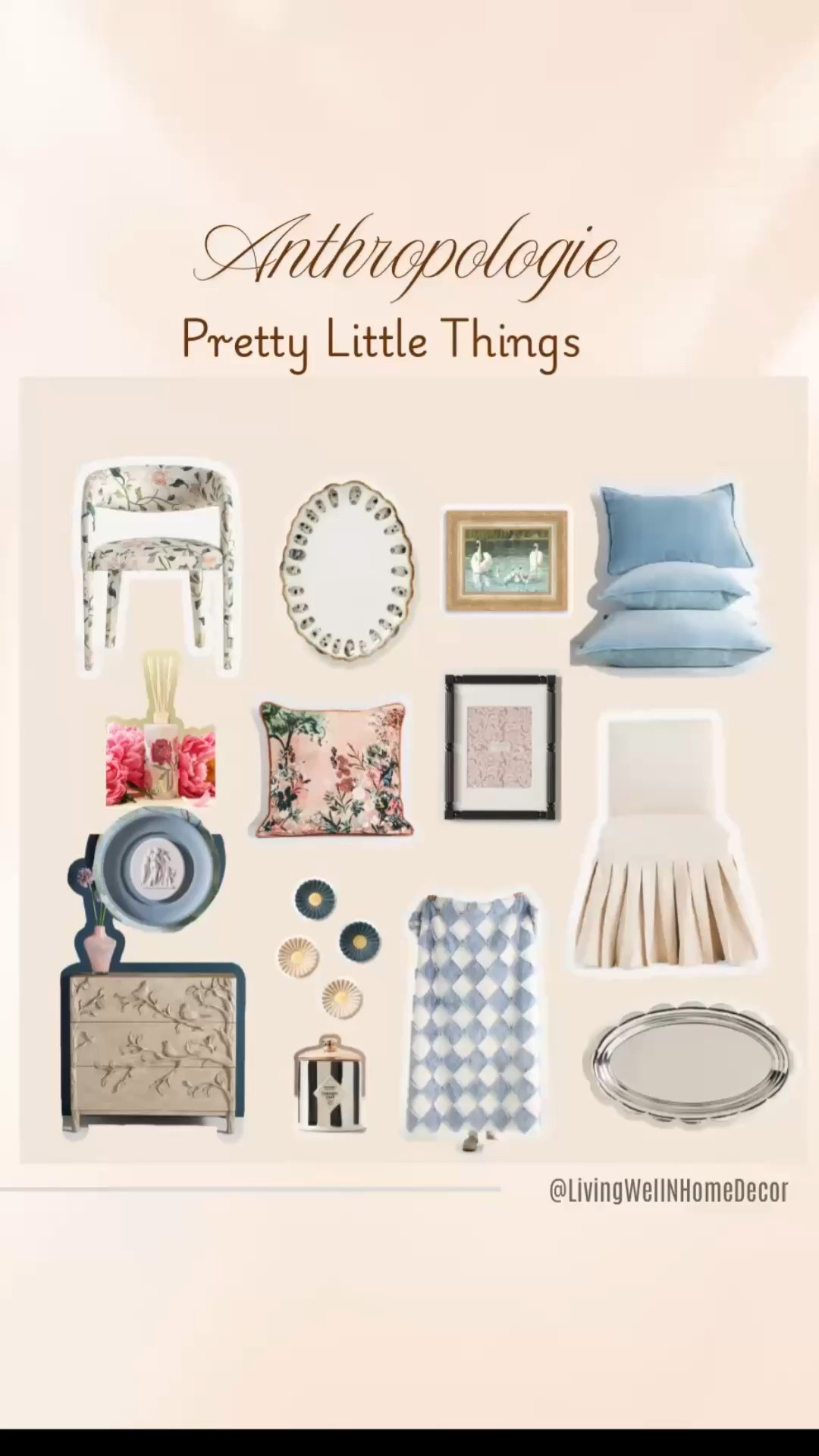 All the pretty little things found on Anthropologie. 

#LTKdayinmylife #LTKSeasonal #LTKHome