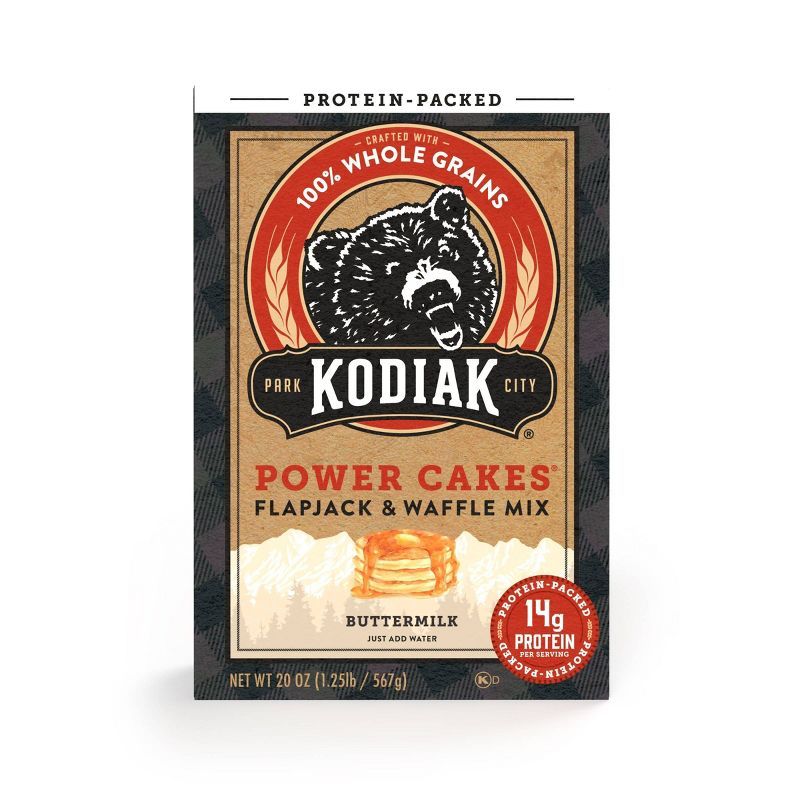 Kodiak Protein-Packed Flapjack & Waffle Mix Buttermilk - 20oz | Target