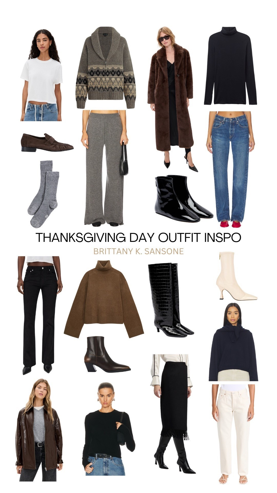 Thanksgiving day outfit inspo 🤎

#LTKootd #LTKHoliday #LTKgrwm