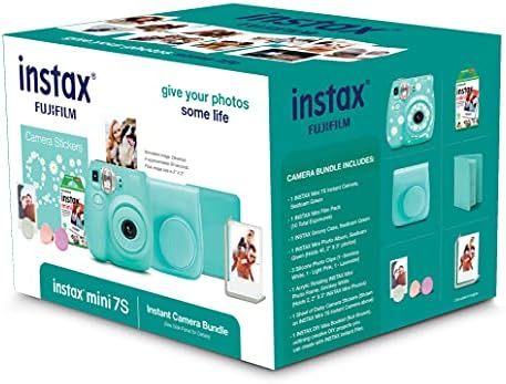 FUJIFILM Instax Mini 7s Instant Camera Bundle - Seafoam | Amazon (US)