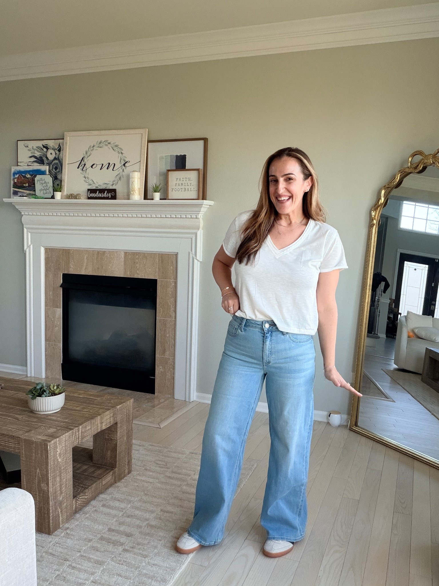 My second color in this style! Such a great Jean! Soft and have stretch but hold their shape! I size down 1. In a 28 and 30 length. 

#LTKmomlife #LTKOver40 #LTKootd