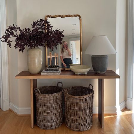 Fall console table styling inspo & a little self reflection in the mirror! 

Abercrombie, fall outfit, jeans, sweater, console table, home decor, console table, World Market, entryway, 

#LTKmidsize #LTKsalealert #LTKhome