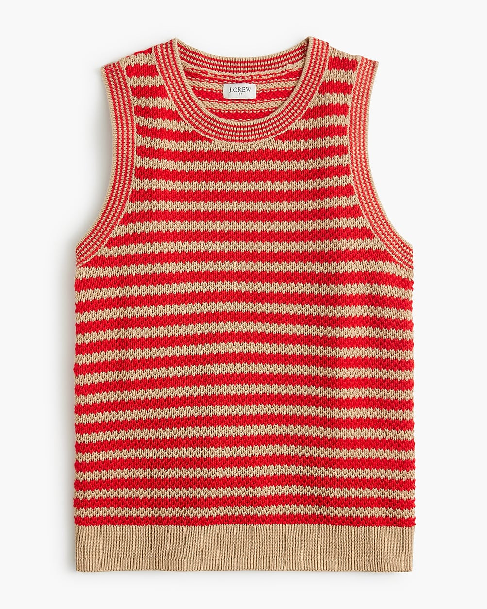 Striped textured sweater-tank | J.Crew Factory