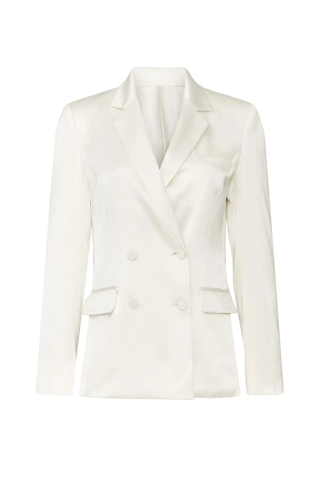 CATHERINE DEANE Zaina Satin Blazer | Rent the Runway