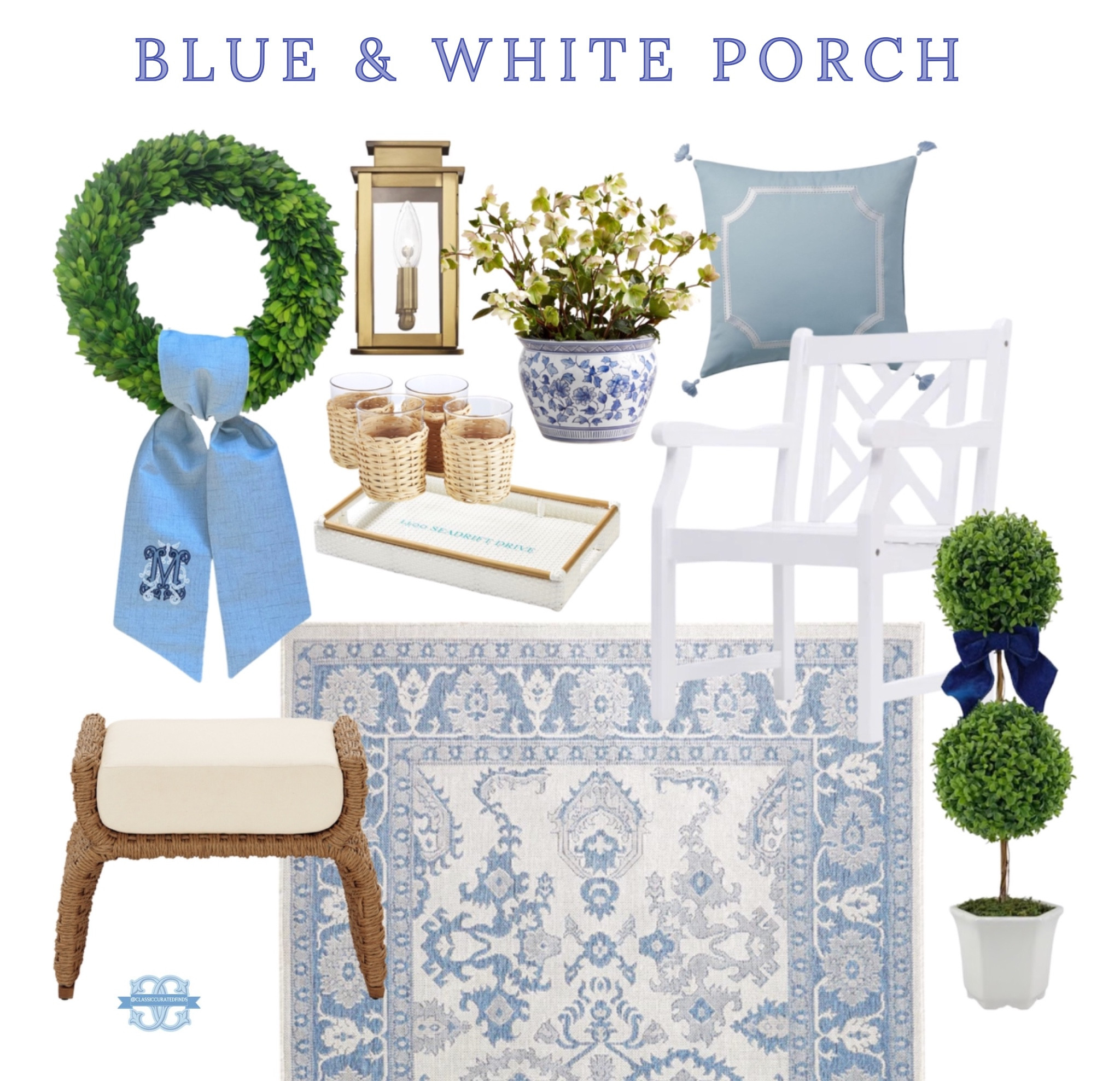 Blue & White Front Porch decor💙🌿

Home Decor, Outdoor Home, Patio Decor, Backyard, Summer Home

#LTKSeasonal #LTKhome