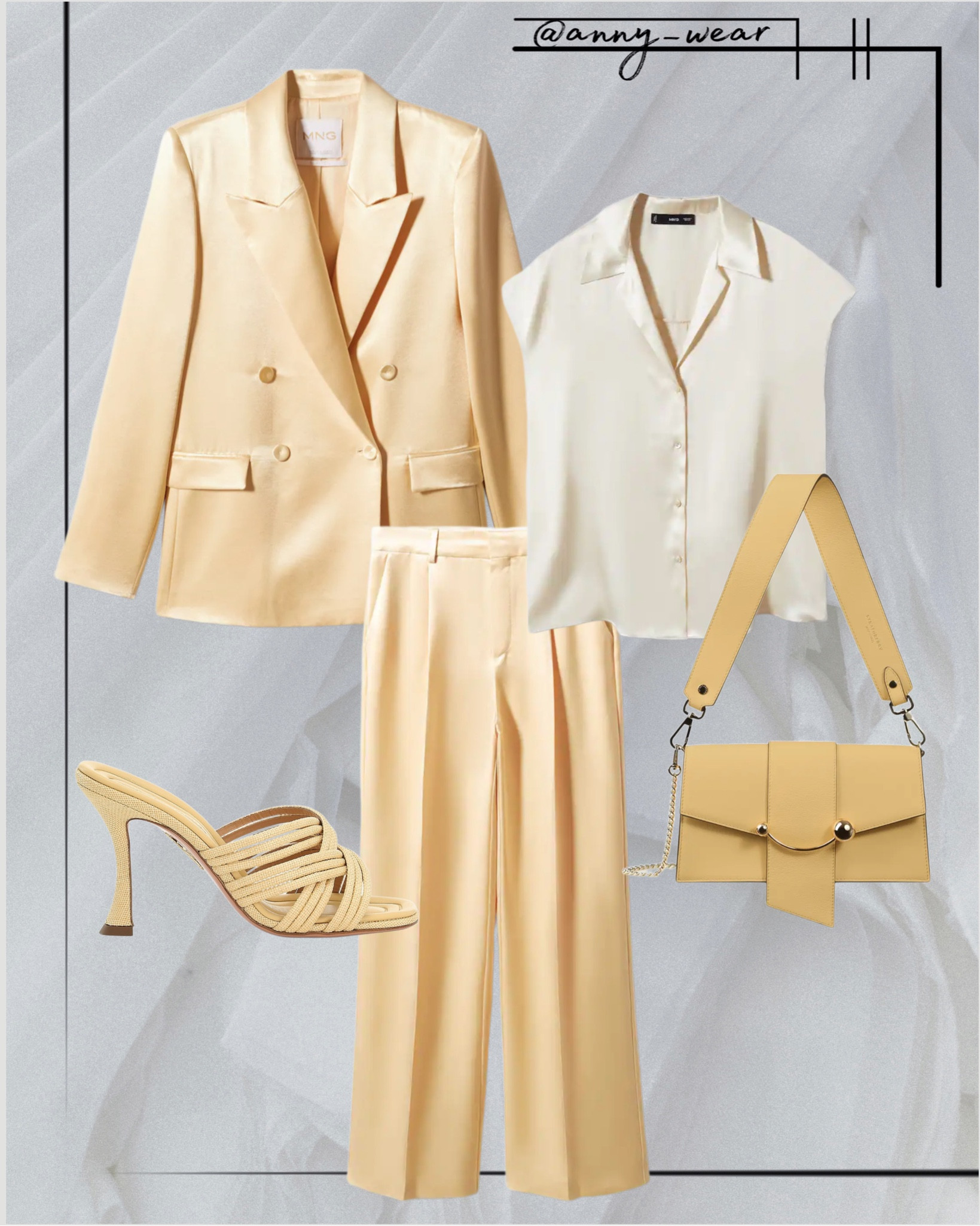 Work outfit 
Lemon blazer 
Lemon pants Satin pants palazzo pants yellow trousers satin trousers lemon trousers lemon jacket yellow blazer yellow pants Satin shirt silk shirt white shirt ivory shirt pearl shirt yellow bag yellow sandals yellow shoulder bag Blazer outfit blazer dress blazer and jeans blazer jacket blazer set blazer amazon blazer with jeans blazer petite black blazer outfit dress with blazer jacket spring jacket quilted jacket women jackets Trouser outfit trousers trouser pants trouser jeans abercrombie trousers black trousers leather trousers womens trousers wide leg trousers mango trousers zara trousers pants pantsuit leather pants linen pants leather pants outfit work pants dress pants cargo pants outfit trouser pants hm pants mango pants pant suit Tops spring tops summer tops work tops longsleevetop amazon tops womens tops party tops tunic top blouse work blouse spring blouse womens blouses silk blouse summer tops sandals 2023 sandals platform sandals beach sandals summer sandals Workwear work wearing wear-to-work сapsule wardrobe business casual outfits business suit business casual dinner jacket two-piece suit three-piece suit casual suit business professional outfit casual work outfits office outfits work wear style work outfit teacher outfit teacher outfits teacher fashion teacherista teacher style teacher shoes teacher bag casual work outfits office outfits work outfit winter work outfit amazon work outfit jeans work outfit spring work outfit casual work outfit uk work outfit midsize work outfit curvy winter work outfits work bag work tote bags work pants womens work pants amazon work pants black work pants target work pants work shoes winter work shoes amazon work shoes womens work shoes comfortable work shoes casual work shoes work dress amazon work dress work party dress work blouse work blazer shoes for work #LTKbeauty #LTKsalealert #LTKunder50  #LTKunder100 #LTKSeasonal 

#LTKFind #LTKworkwear