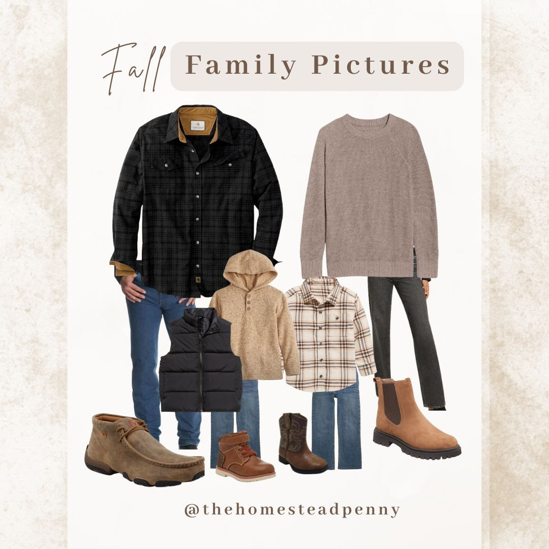 Fall family outfit ideas for pictures. Family of four, two boys! #LTKFamily

#LTKSeasonal
