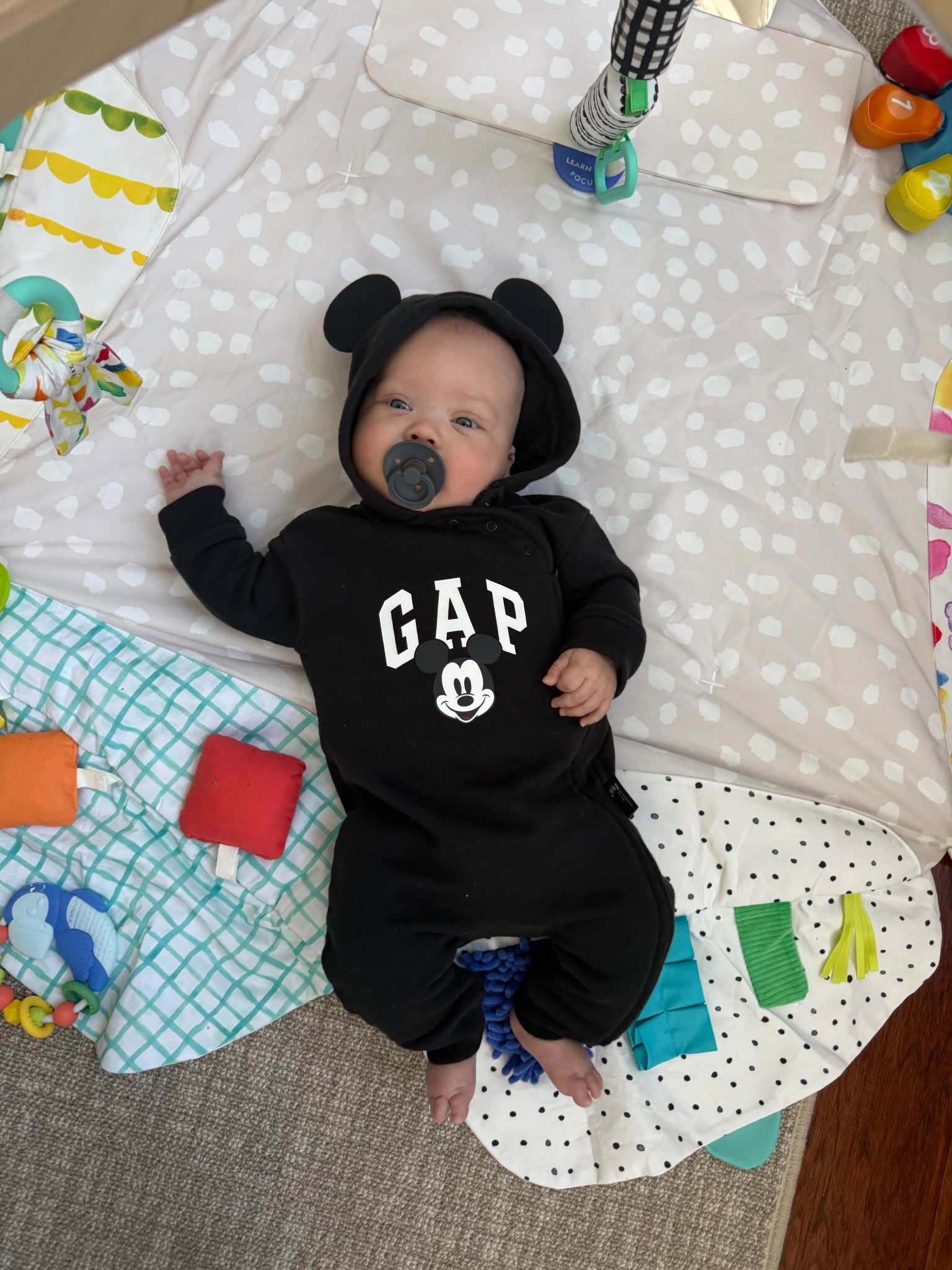 The CUTEST Mickey Mouse Gap onsie! Super thick for cold days and on sale right now! 

#LTKBaby #LTKKids #LTKSaleAlert