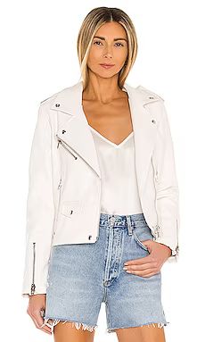 BLANKNYC Vegan Leather Moto Jacket in Pure Motivation from Revolve.com | Revolve Clothing (Global)