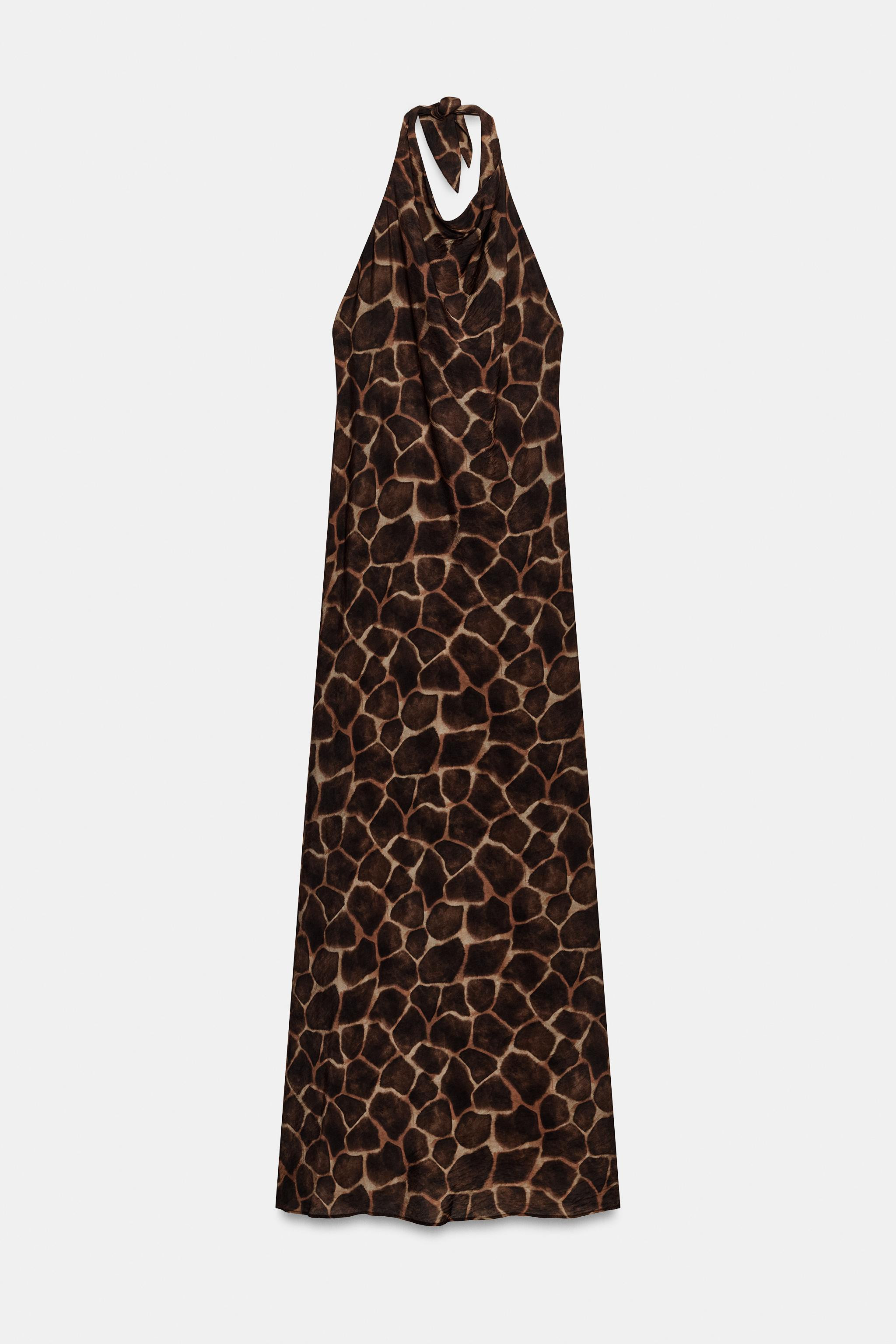 LONG ANIMAL PRINT DRESS | Zara AU
