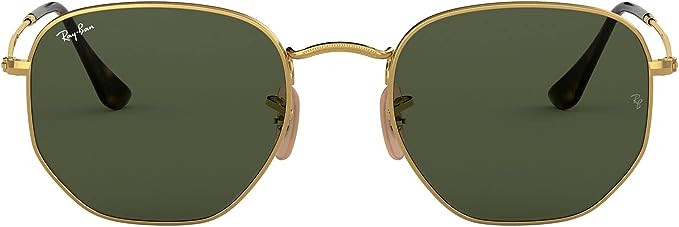 Ray-Ban Rb3548n Hexagonal Flat Lens Sunglasses | Amazon (US)
