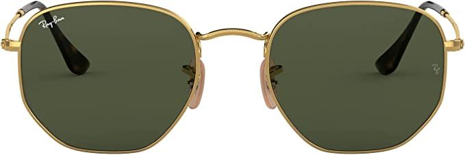 Ray-Ban Rb3548n Hexagonal Flat Lens Sunglasses | Amazon (US)