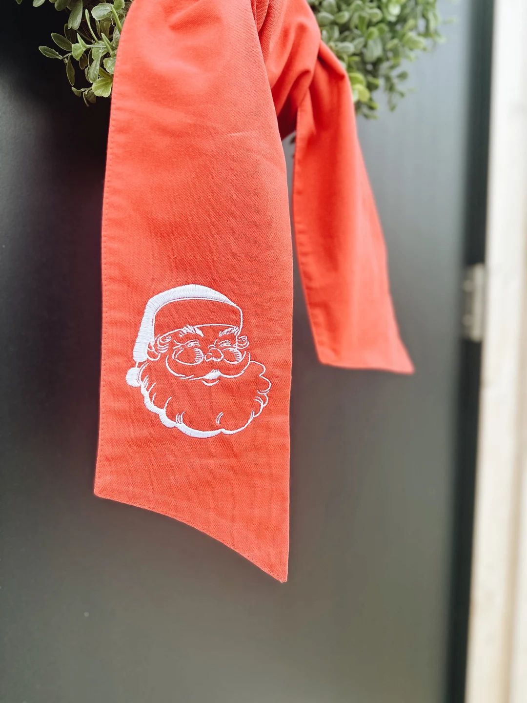 Santa Wreath Sash - Etsy | Etsy (US)