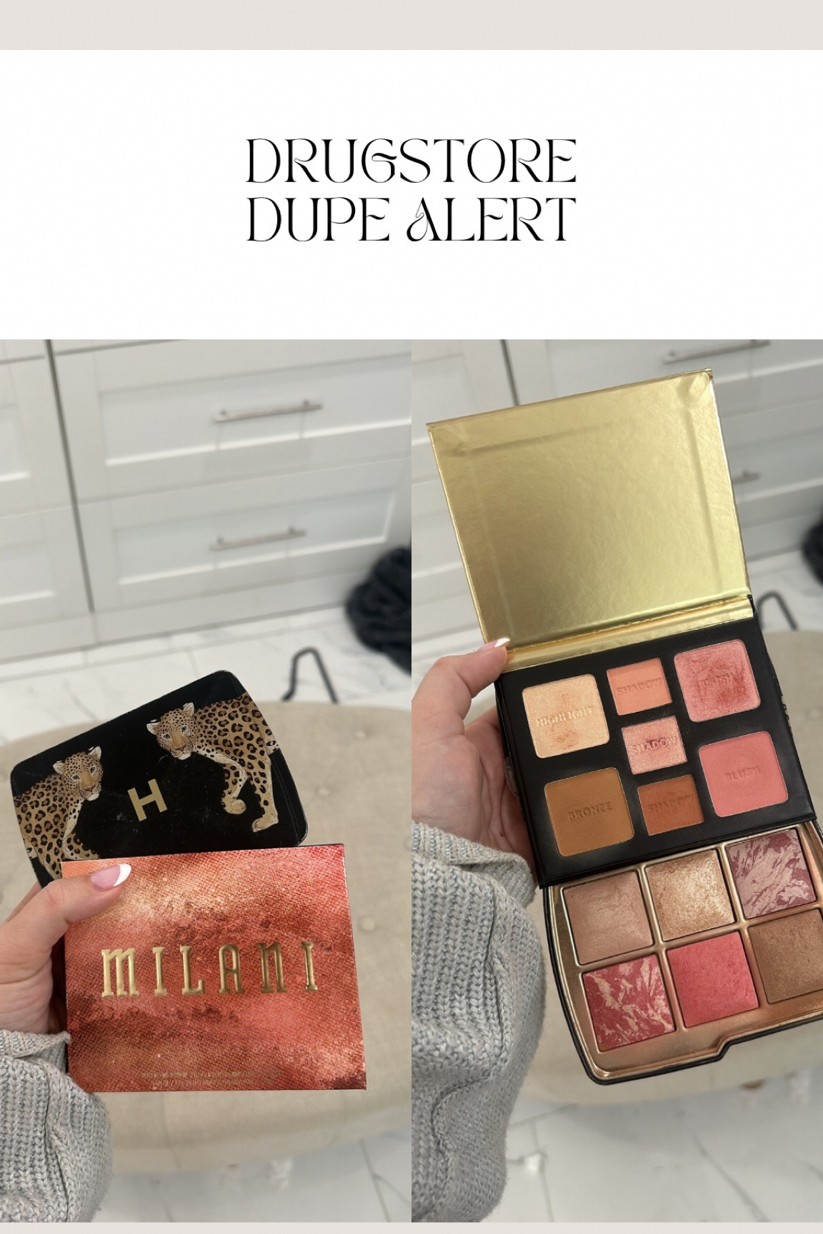 Accidentally discovered a super similar alternative to one of my favorite palettes.. and i actually like it more 🫢 it has less shimmery options which i personally love and it’s a perfect one and done product to have to complete a full face with!