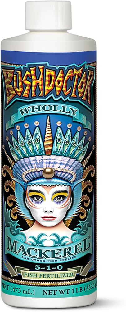 Bush Doctor Wholly Mackerel Fish Fertilizer - Organic Liquid Fertilizer Supports Vigorous Growth,... | Amazon (US)
