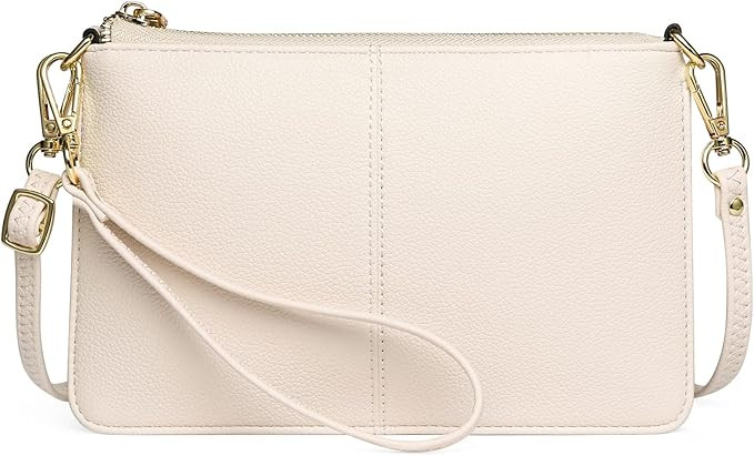 SENDEFN Leather Wristlet Clutch Small Women Crossbody Shoulder Bag Wallet Purses RIFD Card Slots | Amazon (CA)