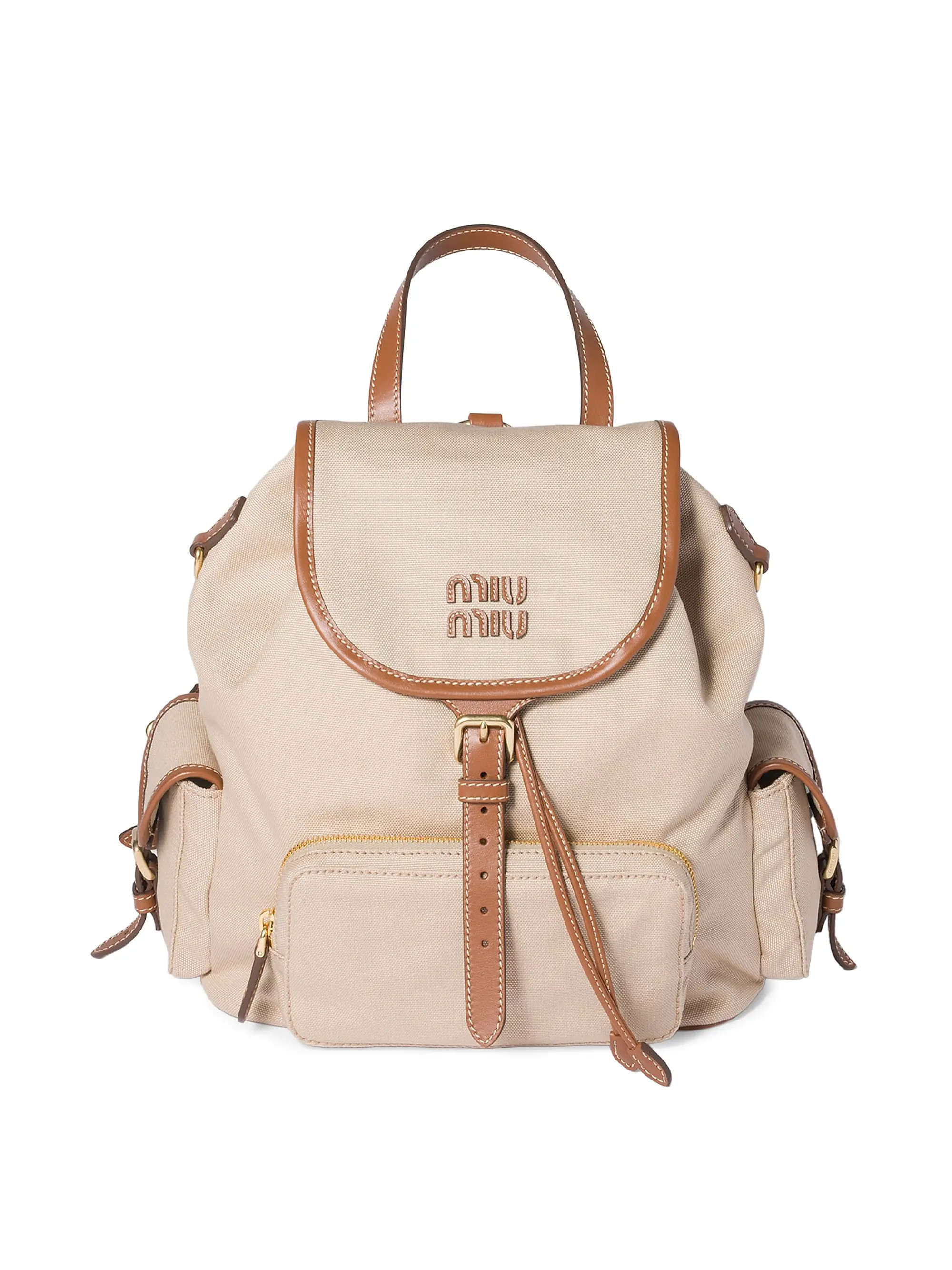 Canvas and Leather Backpack | Saks Fifth Avenue