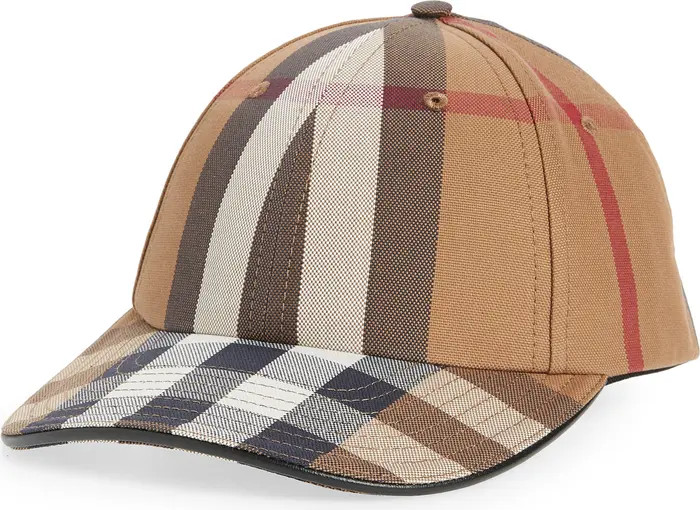 Giant Check Baseball Cap | Nordstrom