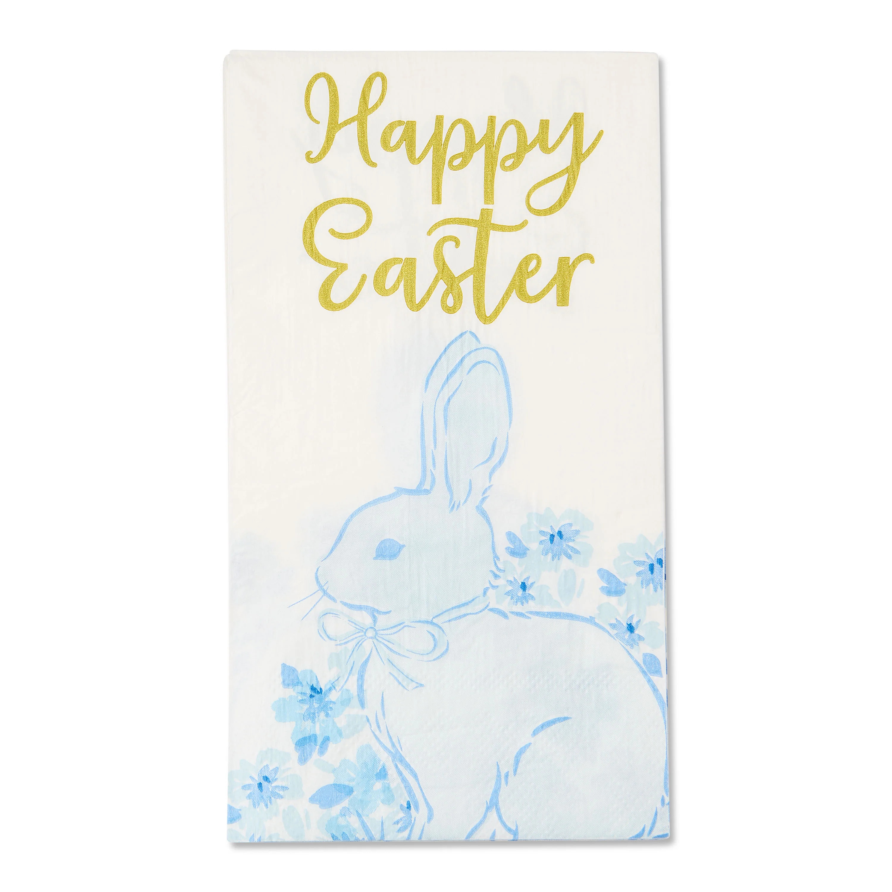 Blue and White Easter Bunny Paper Napkins, 13" x 15.7", 16 Count, by Way To Celebrate | Walmart (US)