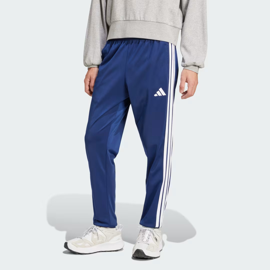 adidas 3-Stripes Tricot Regular Tapered Track Pants Dark Blue S - Mens Originals Pants | adidas (US)