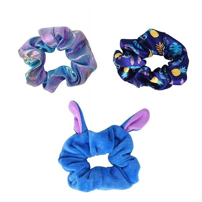 Girl's Disney Lilo & Stitch Muti-Color Scrunchie Set, 3 Pack | Walmart (US)