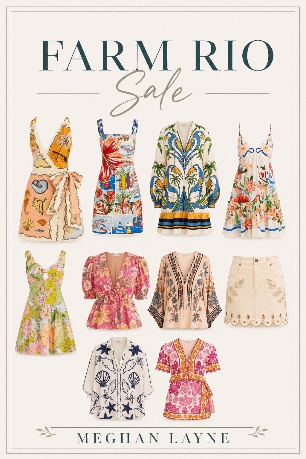 Farm Rio sale. 30% off with extra 50% off sale.

#LTKOver40 #LTKmomlife #LTKSeasonal