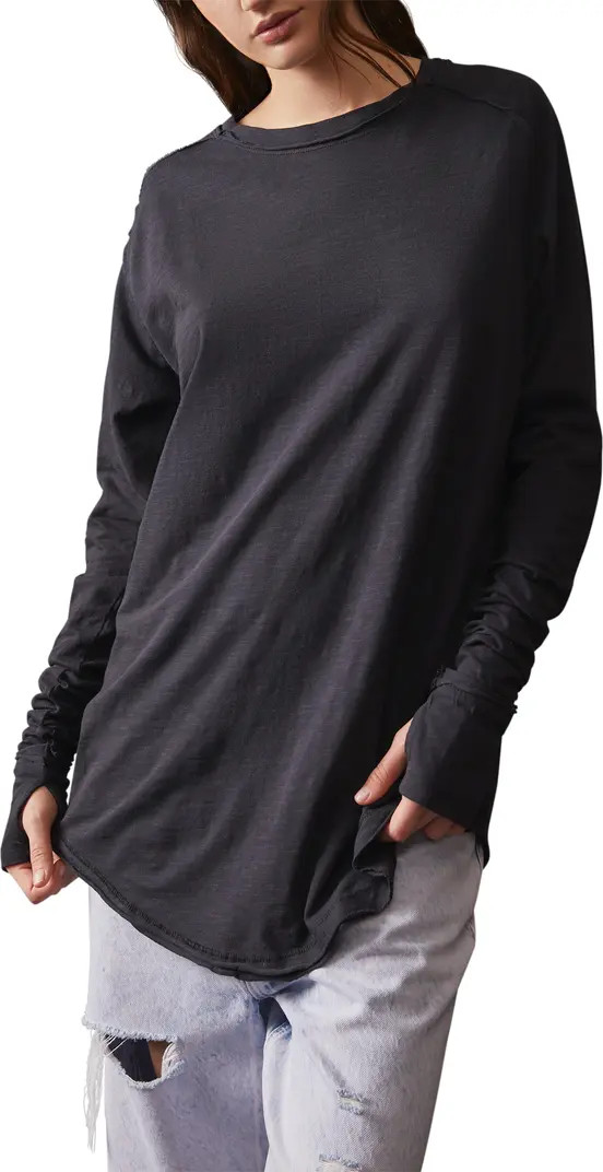 Free People We the Free Arden Extra Long Cotton Top | Nordstromrack | Nordstrom Rack