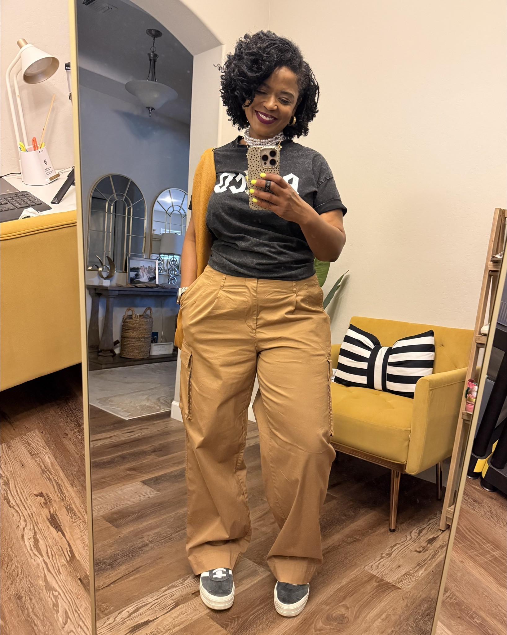Graphic Tee & cargo pants vibes!!! 

#LTKMidsize #LTKSpringSale #LTKdayinmylife