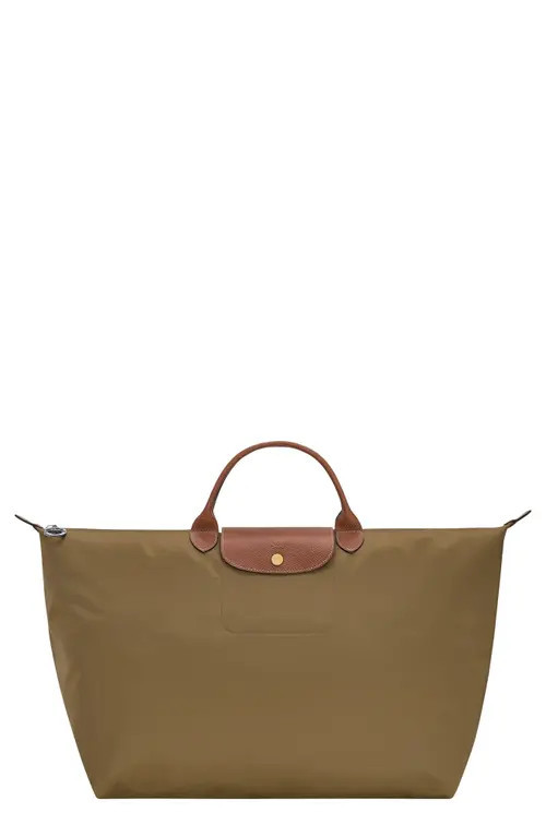 Longchamp Large Le Pliage Original Travel Bag in Olive at Nordstrom | Nordstrom